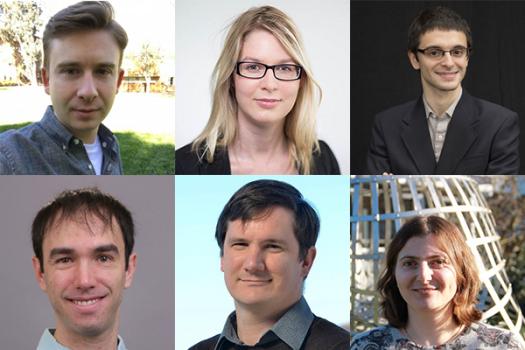 First row (left to right): Adam Belay, Stefanie Mueller, Max Shulaker. 

Second row (left to right): David Sontag, Ryan Williams, Virginia Vassilevska Williams.

